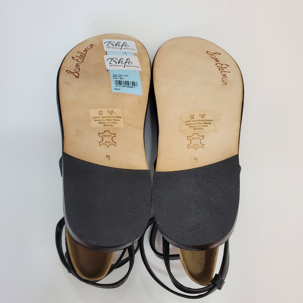 Sam Edelman Gladiator Sandals Black Size 9 - Picture 5 of 10